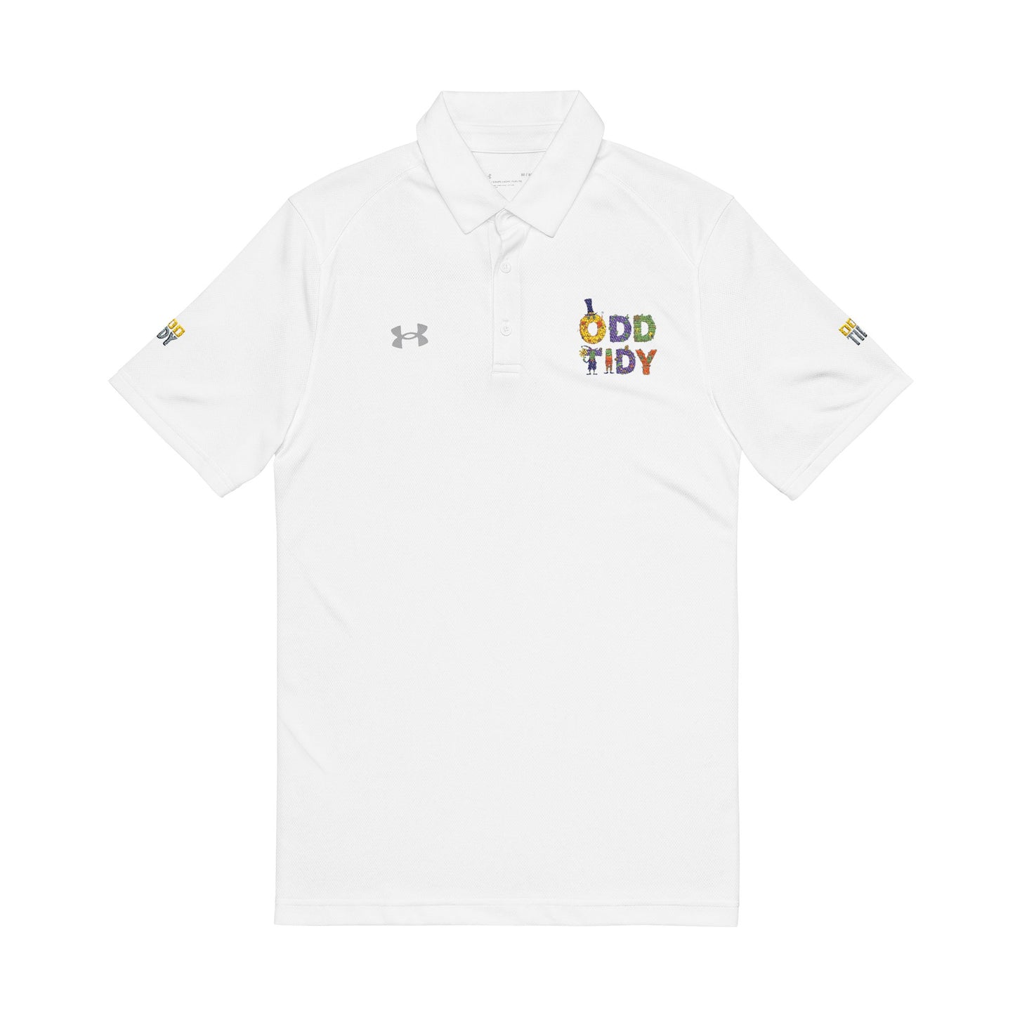 "Odd Tidy" Stylish Under Armour® Men's Polo Shirt - Perfect for Golf, Casual Wear, Embroidered Gift, Summer Outings, Sports Events