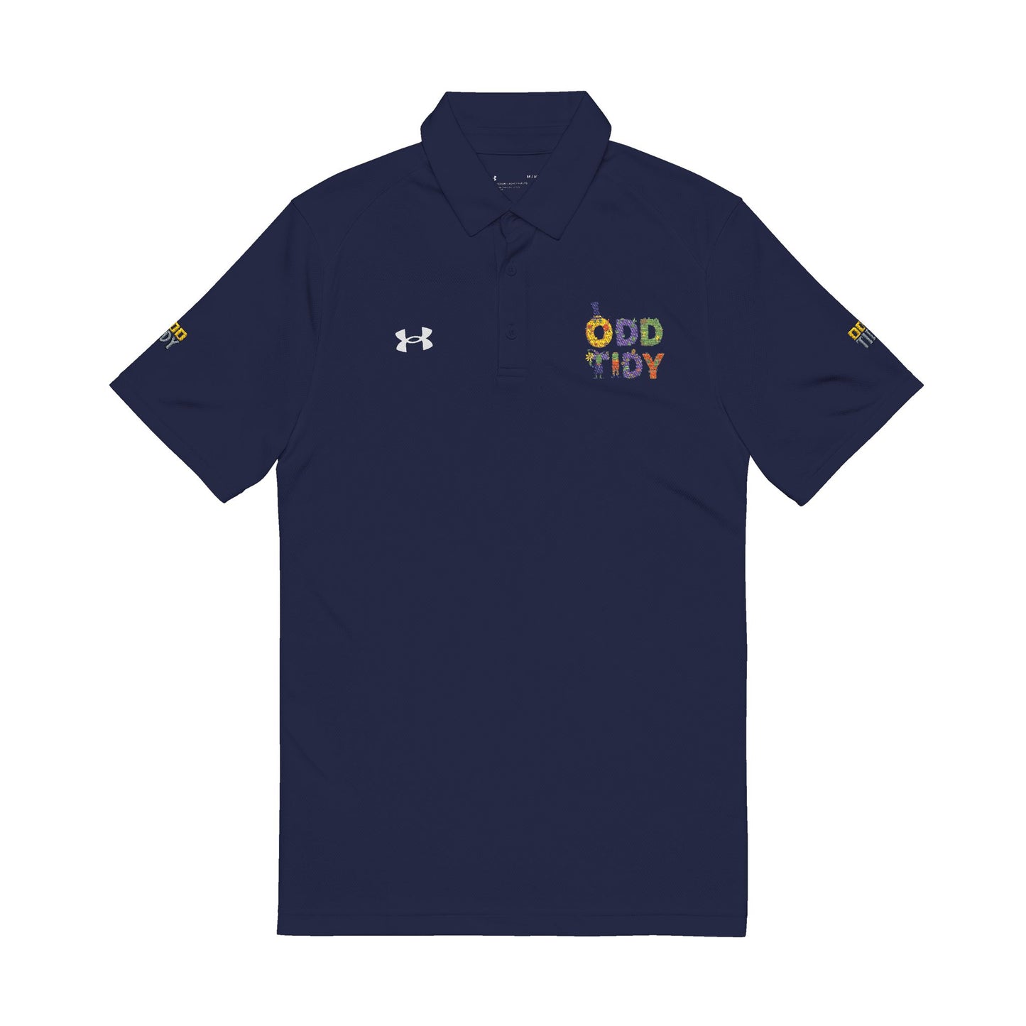 "Odd Tidy" Stylish Under Armour® Men's Polo Shirt - Perfect for Golf, Casual Wear, Embroidered Gift, Summer Outings, Sports Events