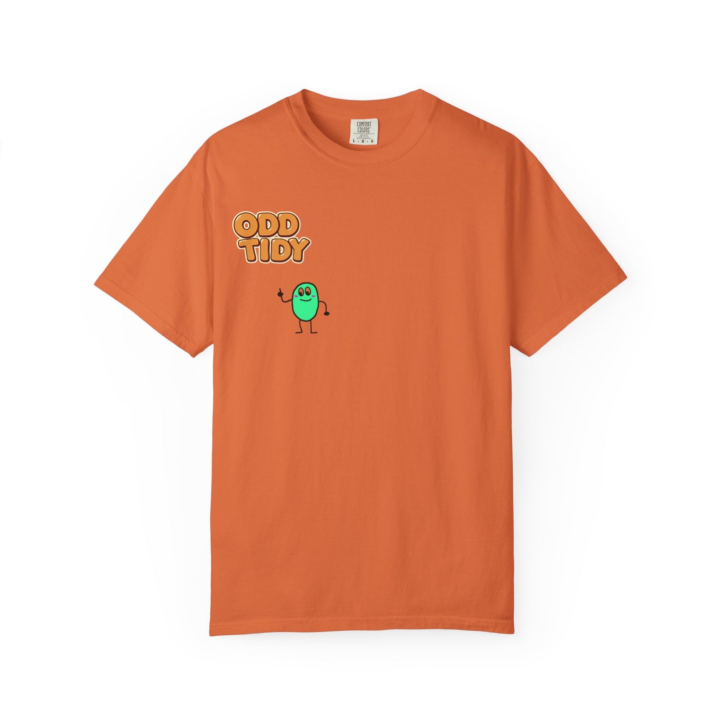"Odd Tidy" Whimsical Graphic T-Shirt, Casual Wear, Quirky Gift, Everyday Style, Funny T-Shirt, Birthday Present, Graphic Tee