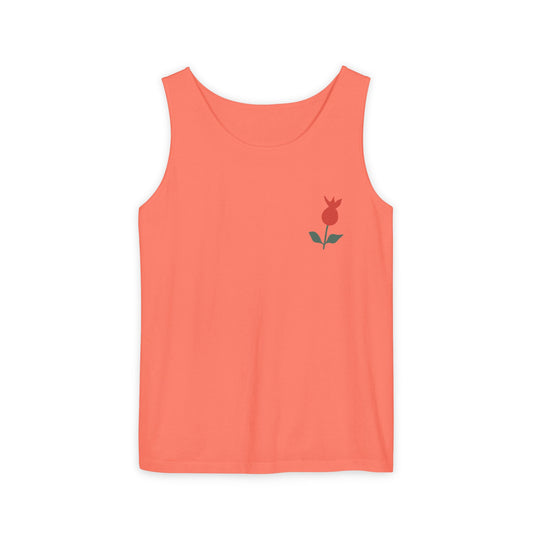Odd Tidy Comfort Tank Top - Fun, Weird, Whimsical, Family-Friendly Unisex Garment-Dyed