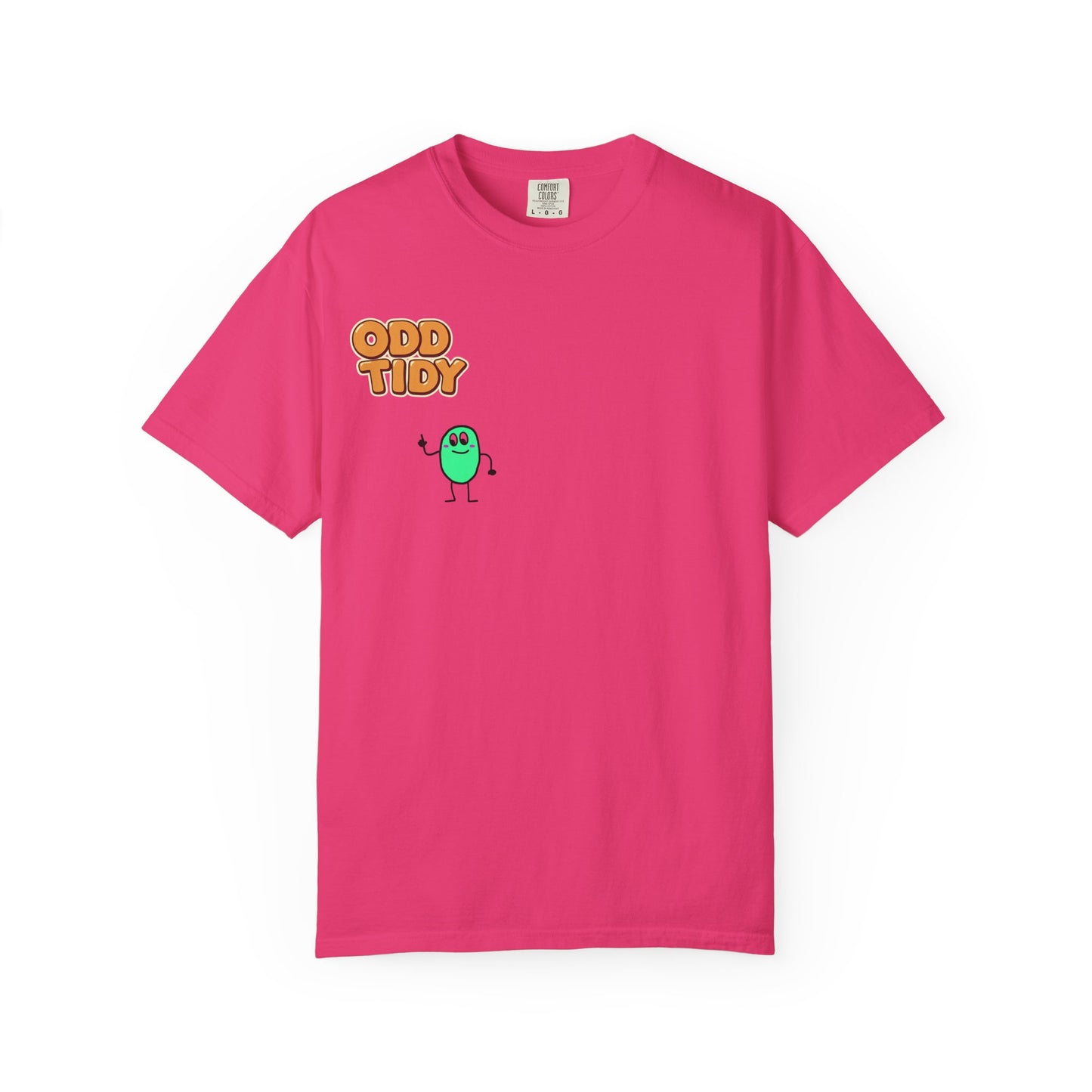 "Odd Tidy"  Whimsical Graphic T-Shirt, Casual Wear, Quirky Gift, Everyday Style, Funny T-Shirt, Birthday Present, Graphic Tee