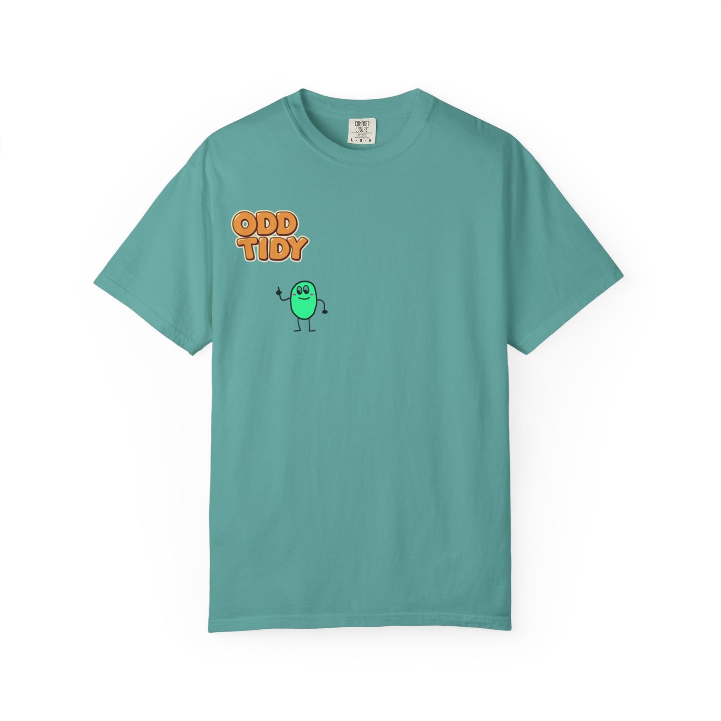 "Odd Tidy"  Whimsical Graphic T-Shirt, Casual Wear, Quirky Gift, Everyday Style, Funny T-Shirt, Birthday Present, Graphic Tee