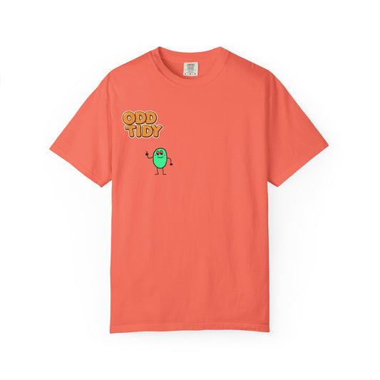 "Odd Tidy"  Whimsical Graphic T-Shirt, Casual Wear, Quirky Gift, Everyday Style, Funny T-Shirt, Birthday Present, Graphic Tee